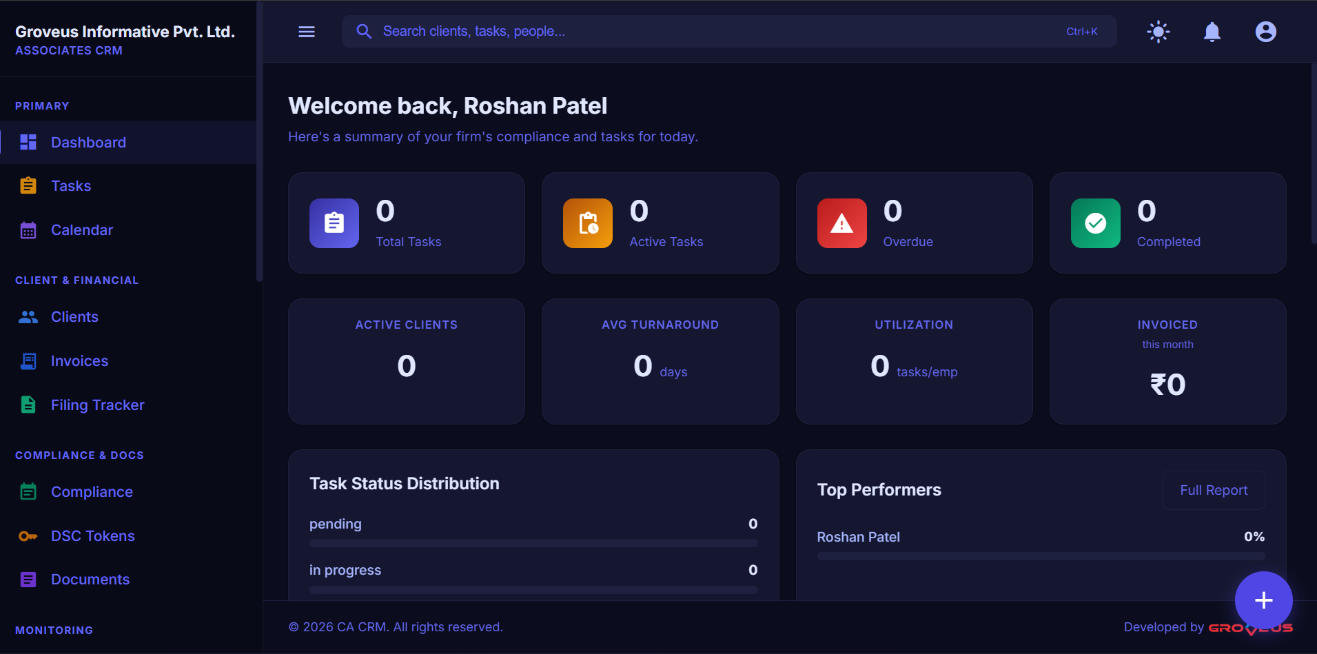 CaCRM – CA Practice Management Software