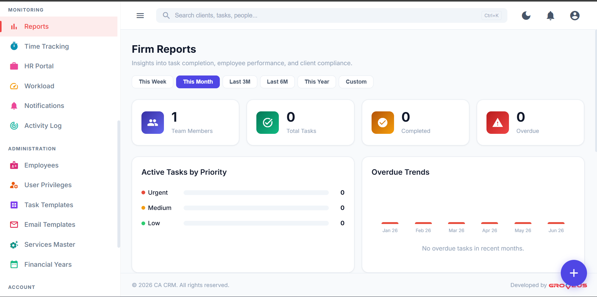 CaCRM – CA Practice Management Software