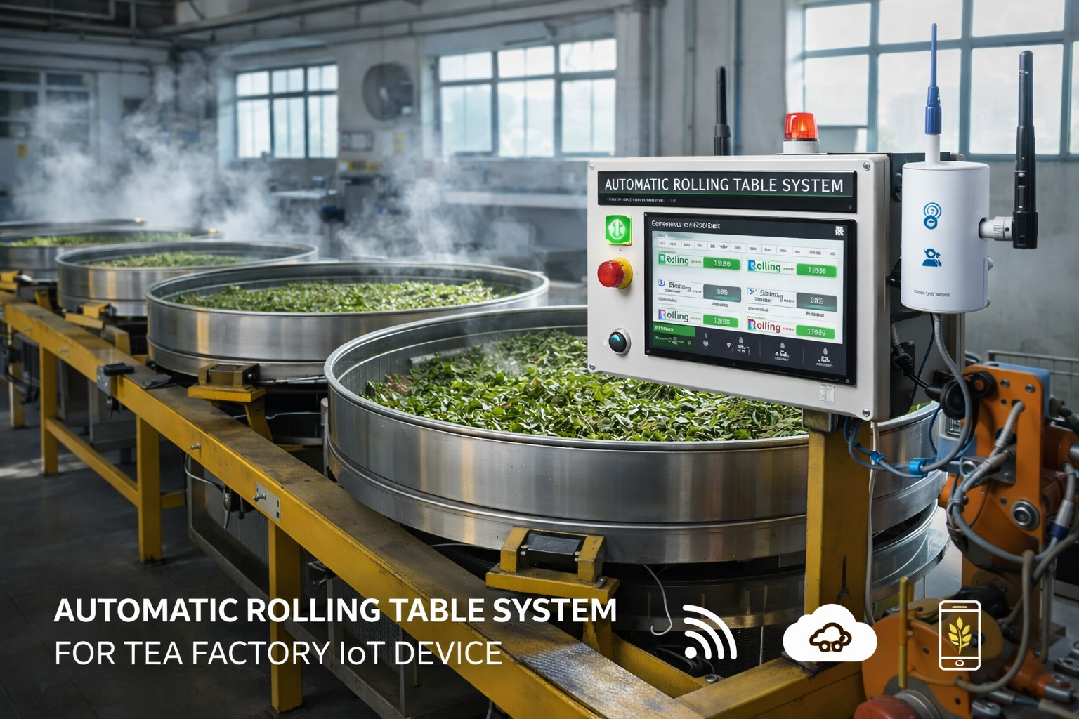 Arts(Automatic Rolling Table System) for Tea Factory