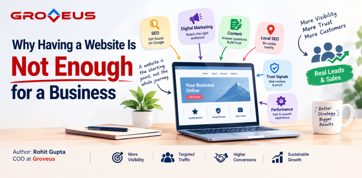 Why Having a Website Is Not Enough for a Business